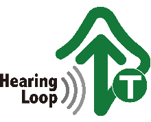 緑の矢印で耳の形で機器が使える表示